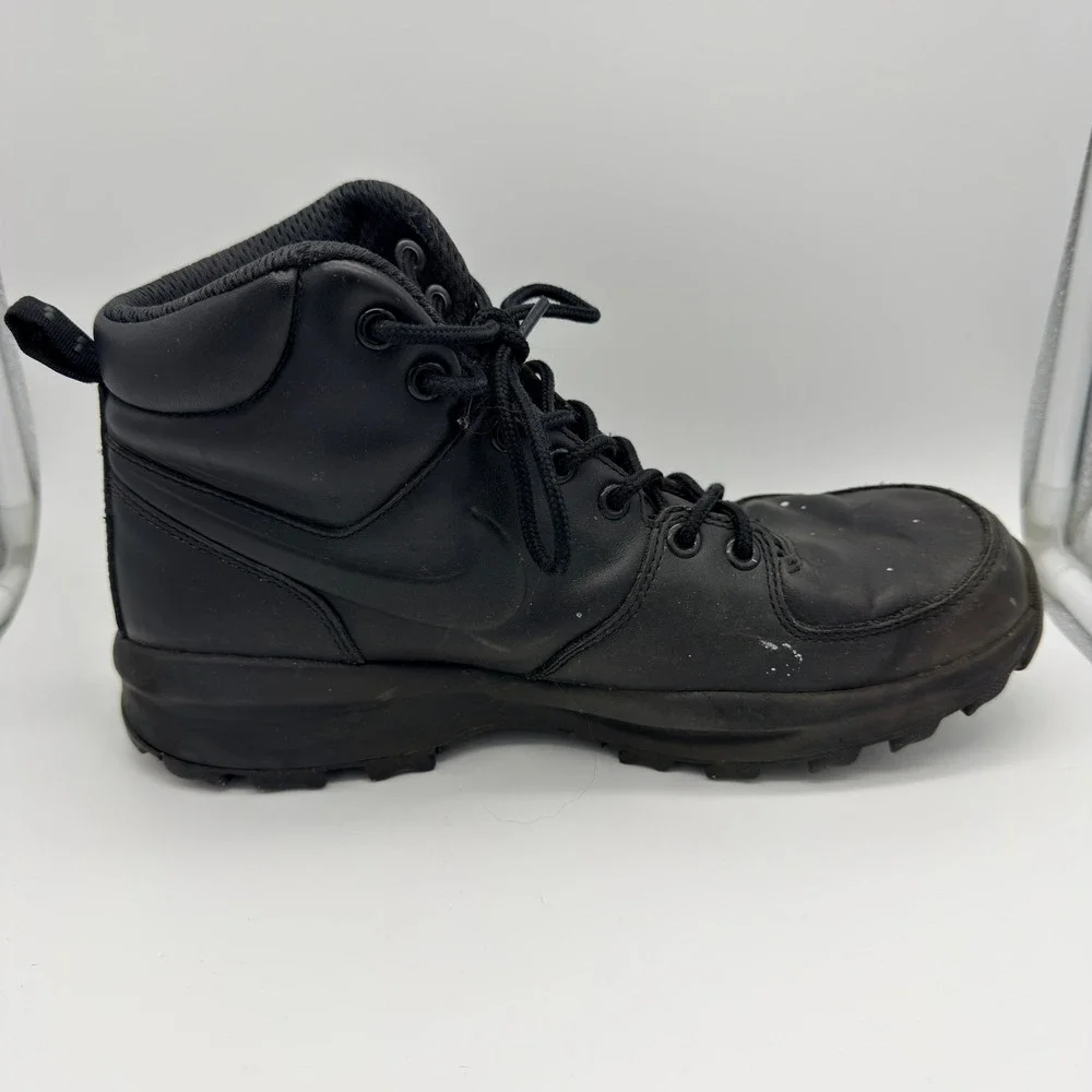 Nike ACG Manoa Boots Mens 9 Black Leather Hiking High Top 454350-003 Gorpcore